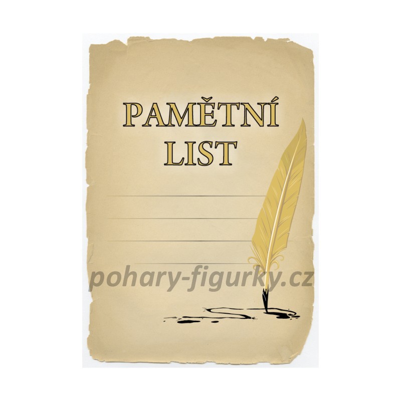 Pamětní list 6707