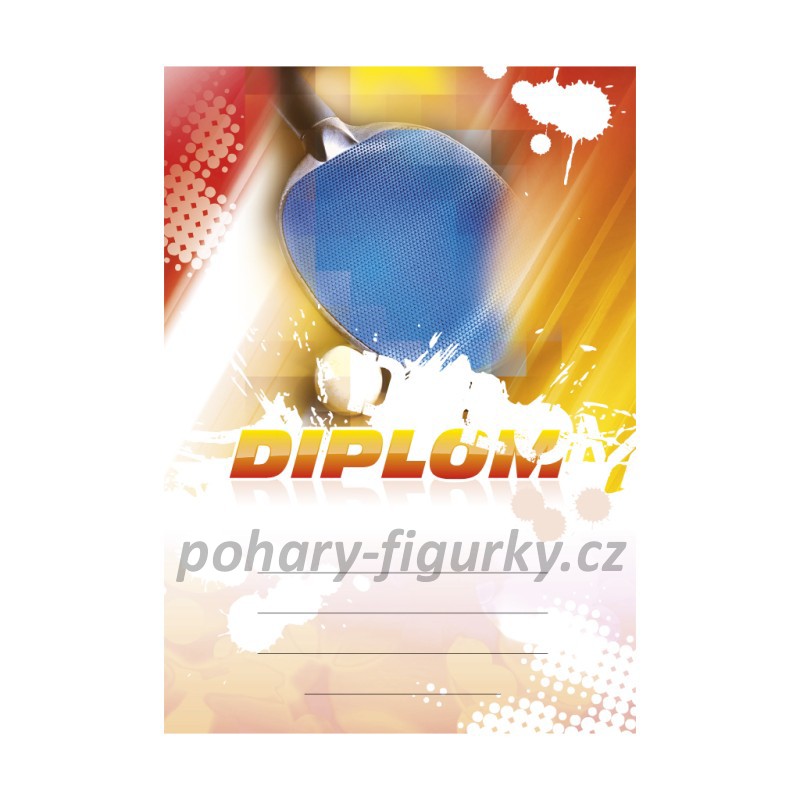 Diplom stolní tenis 6628