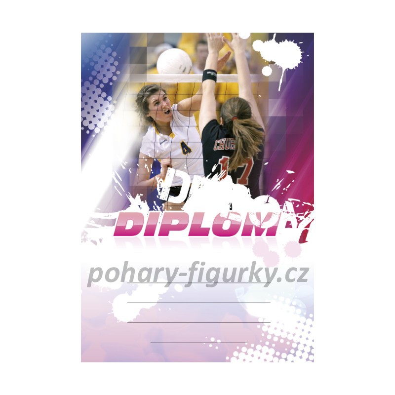 Diplom volejbal ženy 6635