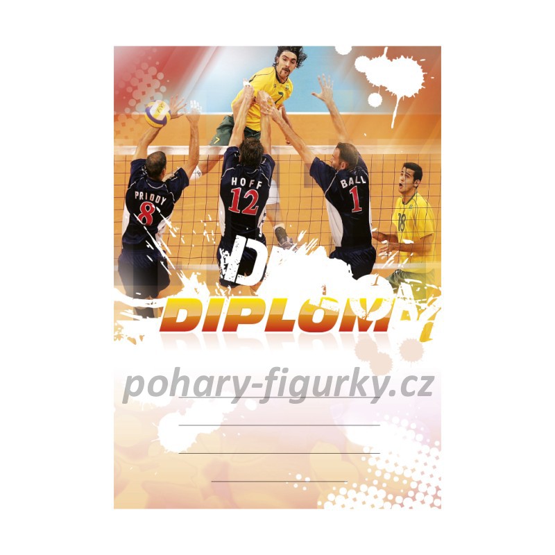 Diplom volejbal 6636