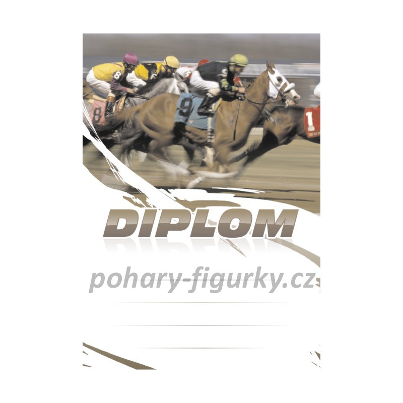 Diplom dostihy 6665