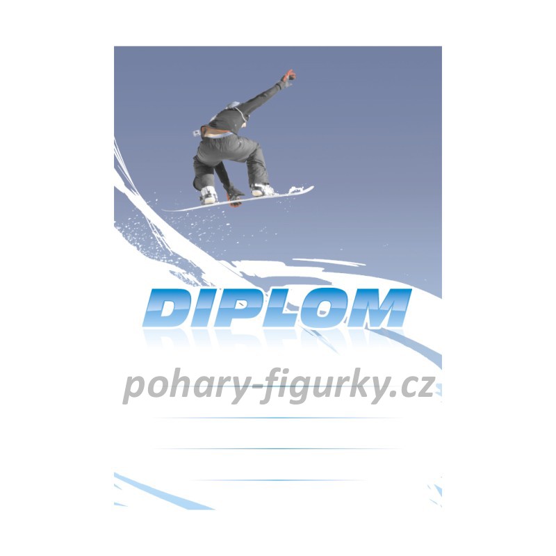 Diplom snowboard 6652