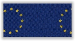 Stuha na medaile s karabinkou - evropská unie