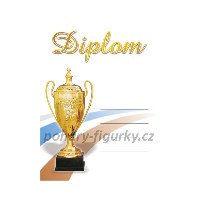Diplom univerzální s pohárem 6690
