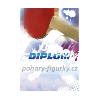Diplom stolní tenis 6626