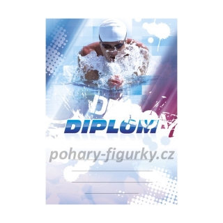 Diplom plavání prsa 6656