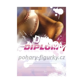 Diplom baseball 6657