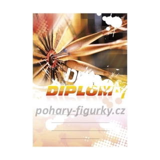 Diplom šipky 6678