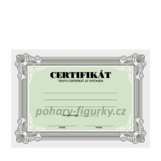 Certifikát 6710