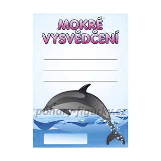 Diplom mokré vysvědčení 6702