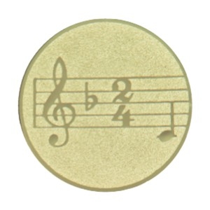 emblém hudba noty 109