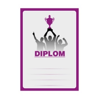 Diplom univerzální s pohárem 6695