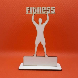 Dřevěná figurka Fitness DPF007