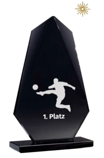 Skleněná plaketa ze sopečného skla 68258